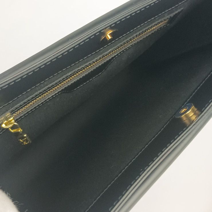Louis Vuitton Shoulder Bag Saint-tropez M52462 Black Epi Women's Gold Hardware