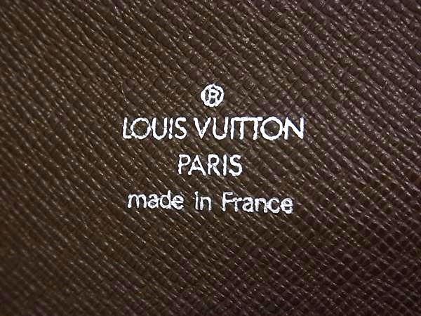 Louis Vuitton Wallet Organizer Atholl M30658 Grizzly Taiga Men's Travel Case