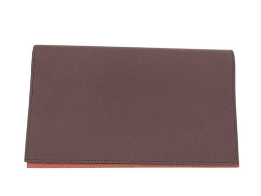 Hermes Notebook Cabas - Agenda MM Rouge Serie Cuivre Epson Unisex Bi-color