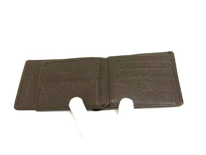 Louis Vuitton Wallet Porte Vie 3 Volle M30428 Grizzly Brown Taiga Men's Bifold