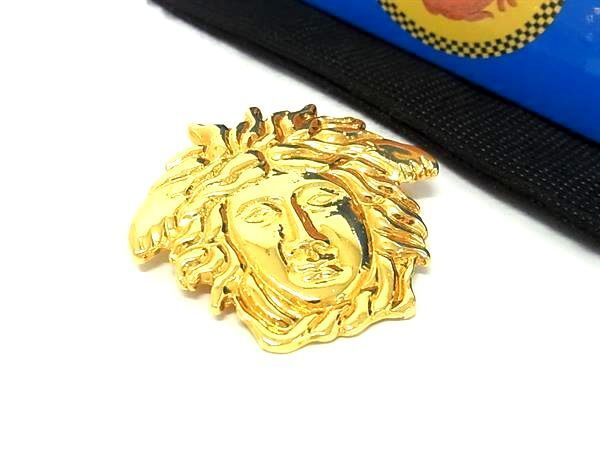 Gianni Versace Gianni Versace Brooch Medusa Gold Metal Ladies Never Used On