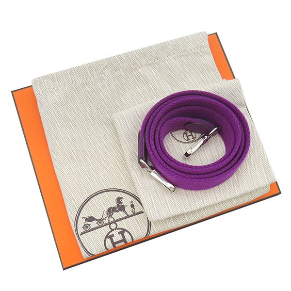 Hermes Shoulder Bag Evelyn TPM Taurillon Clemence Anemone Silver Hardware