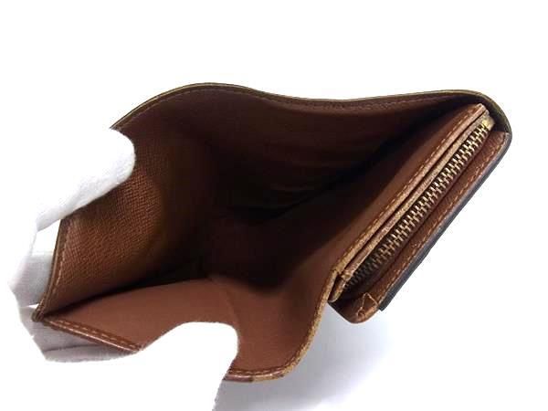 Louis Vuitton Wallet Monogram Porte Monet Bietresol M61730 Brown PVC Leather