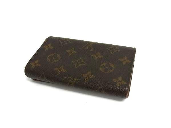 Louis Vuitton Wallet Monogram Porte Monet Bietresol M61730 Brown PVC Leather