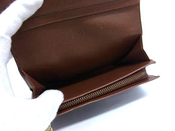 Louis Vuitton Wallet Monogram Porte Monet Bietresol M61730 Brown PVC Leather