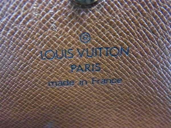 Louis Vuitton Wallet Monogram Porte Monet Bietresol M61730 Brown PVC Leather