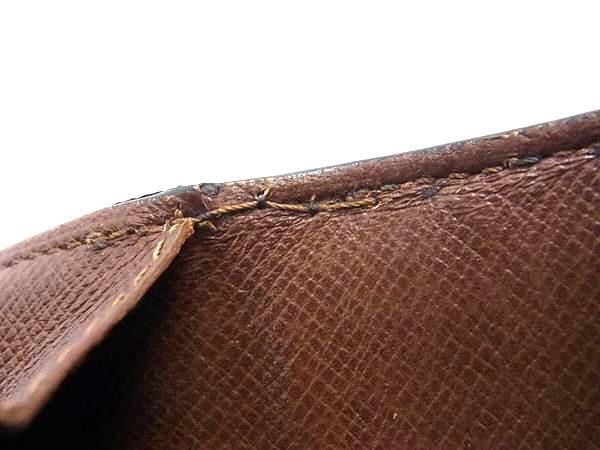 Louis Vuitton Wallet Monogram Porte Monet Bietresol M61730 Brown PVC Leather