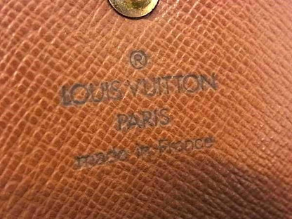 Louis Vuitton Wallet Monogram Porte Trsor International M61215 Brown PVC