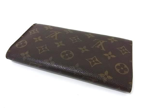 Louis Vuitton Wallet Monogram Porte Trsor International M61215 Brown PVC