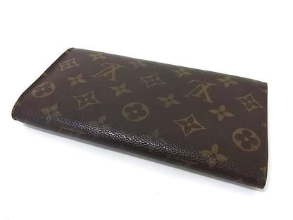 Louis Vuitton Wallet Monogram Porte Trsor International M61215 Brown PVC