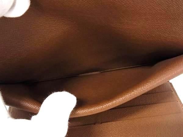 Louis Vuitton Wallet Monogram Porte Trsor International M61215 Brown PVC