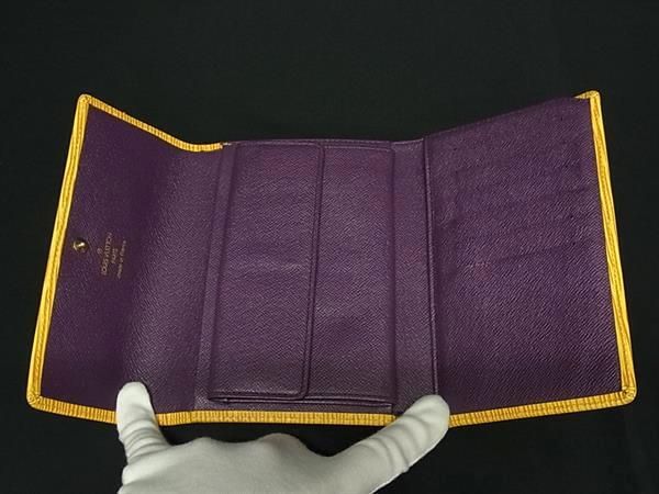 Louis Vuitton Wallet Porte-trezor Etui Papier M63719 Jorune (yellow) Epi