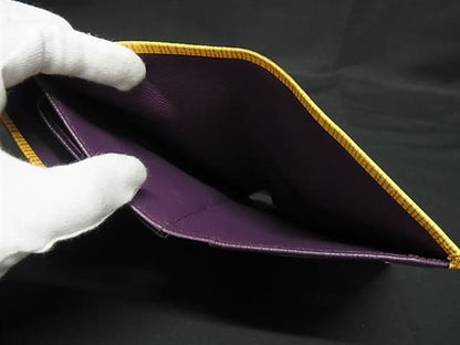 Louis Vuitton Wallet Porte-trezor Etui Papier M63719 Jorune (yellow) Epi