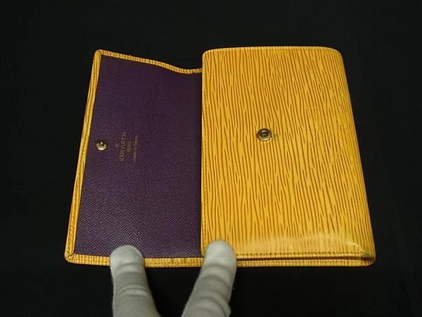 Louis Vuitton Wallet Porte-trezor Etui Papier M63719 Jorune (yellow) Epi