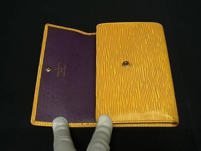 Louis Vuitton Wallet Porte-trezor Etui Papier M63719 Jorune (yellow) Epi