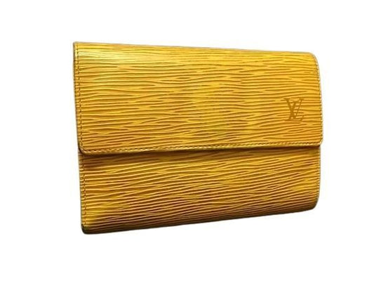 Louis Vuitton Wallet Porte-trezor Etui Papier M63719 Jorune (yellow) Epi