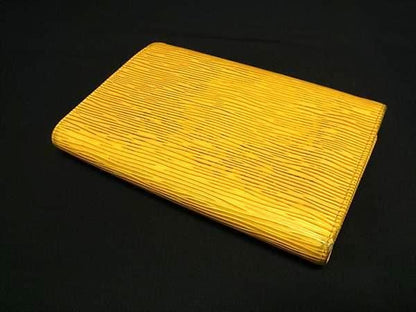 Louis Vuitton Wallet Porte-trezor Etui Papier M63719 Jorune (yellow) Epi