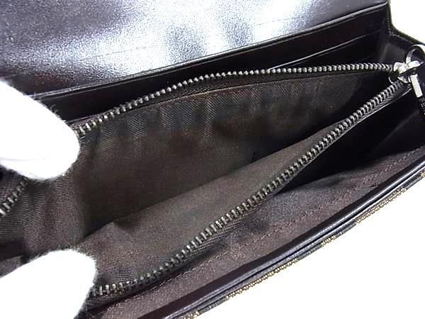 Fendi Wallet Zucca 8m0021 Brown Canvas And Leather Unisex Bifold Long Wallet