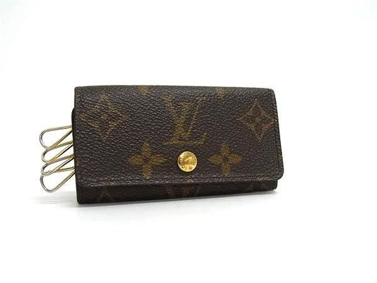Louis Vuitton Key Case Monogram Multicles 4 M62631 Brown PVC Leather Unisex