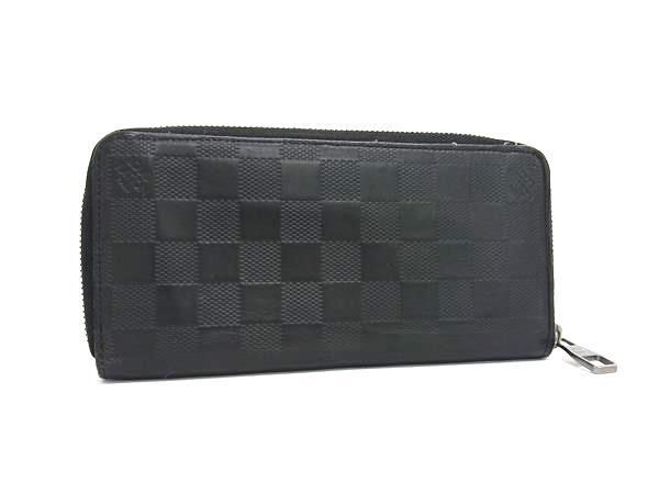 Louis Vuitton Long Wallet Damier Infini Zippy Wallet Vertical N63548 Onyx