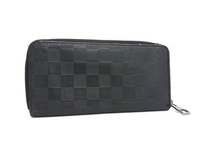 Louis Vuitton Long Wallet Damier Infini Zippy Wallet Vertical N63548 Onyx