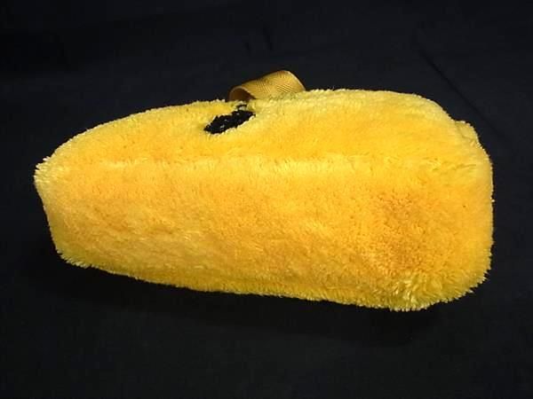 Prada Handbag Terry Mini Reedition2000 1ne515 Yellow Black Pile Ladies White