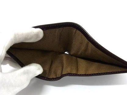 Fendi Wallet Zucca 230930789 099 Brown Leather X Canvas Men's Bifold Wallet