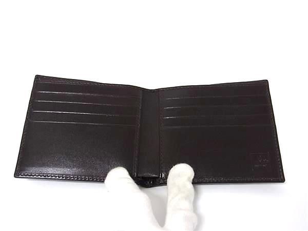 Fendi Wallet Zucca 230930789 099 Brown Leather X Canvas Men's Bifold Wallet