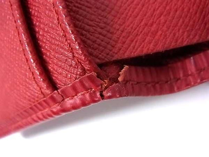 Louis Vuitton Bifold Wallet Porte Monnaie Viennois M6324e Rouge (red) Epi