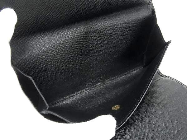 Louis Vuitton Long Wallet Porte Trsor International M63382 Black Epi Ladies