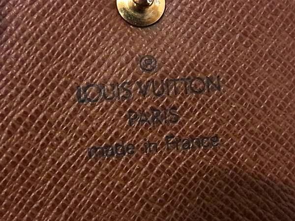 Louis Vuitton Trifold Wallet Monogram Porte-tresor Etui Papier M61202 Brown PVC