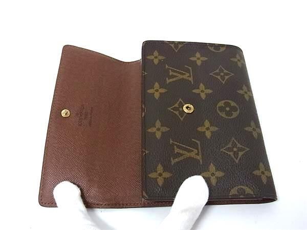 Louis Vuitton Trifold Wallet Monogram Porte-tresor Etui Papier M61202 Brown PVC