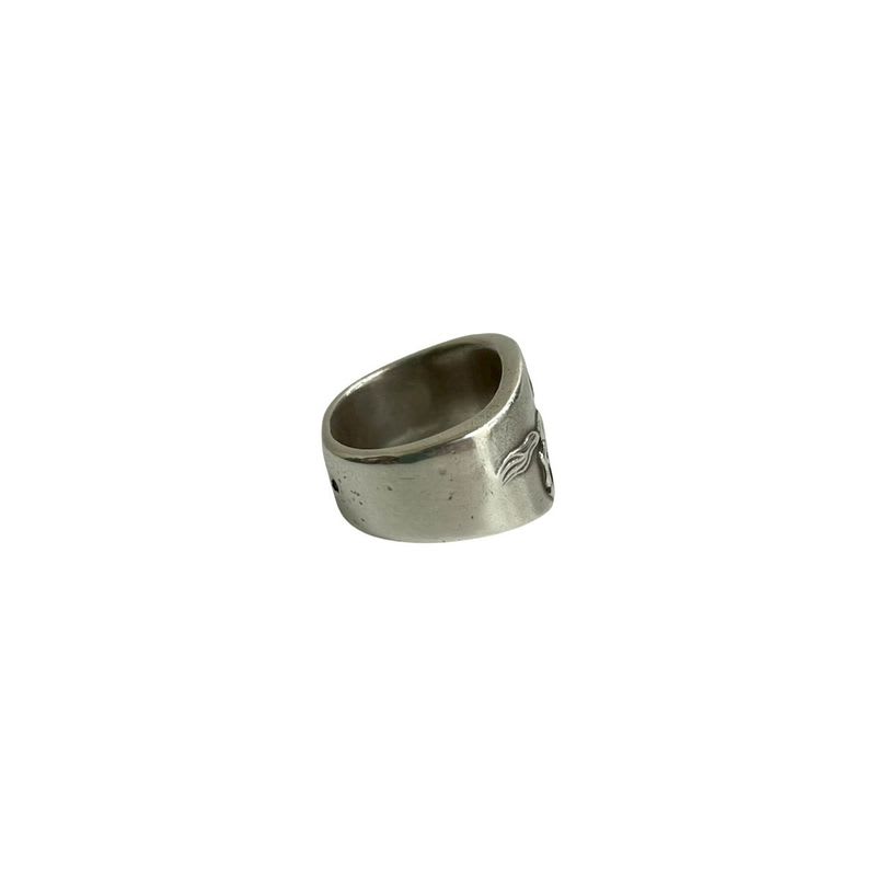 Hermes Gallop Horse Ring Silver 925 No 9 Accessory