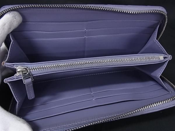 Bottega Veneta Long Wallet Intrecciato Zip Around Wallet 608053 Lavender