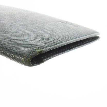 Louis Vuitton Long Wallet Without Coin Purse Taiga Leather Logo Shape Stamped