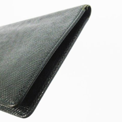 Louis Vuitton Long Wallet Without Coin Purse Taiga Leather Logo Shape Stamped