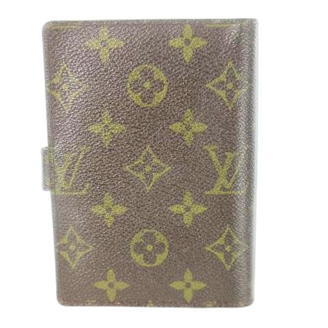 Louis Vuitton Agenda Stationery Notebook Schedule Notepad Monogram PVC Leather