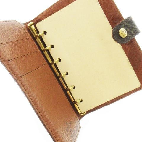 Louis Vuitton Agenda Stationery Notebook Schedule Notepad Monogram PVC Leather