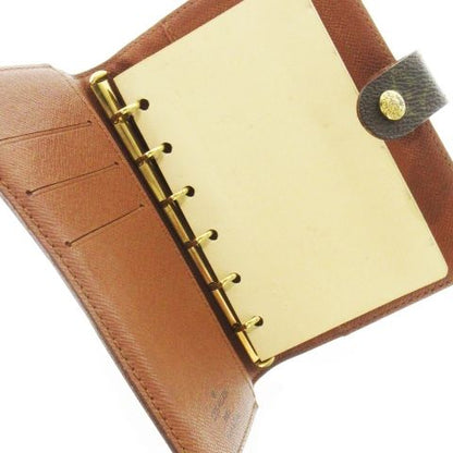 Louis Vuitton Agenda Stationery Notebook Schedule Notepad Monogram PVC Leather
