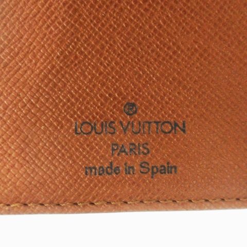 Louis Vuitton Agenda Stationery Notebook Schedule Notepad Monogram PVC Leather