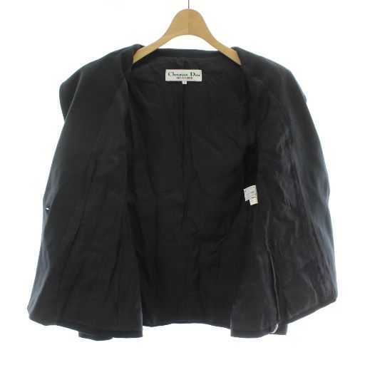 Christian Dior Pret-a-Porter Black Formal Setup Top and Bottom Tailored Jacket