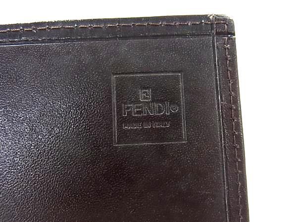 Fendi Bifold Wallet Zucca Long Wallet 07 15828 001 Brown Black Canvas And