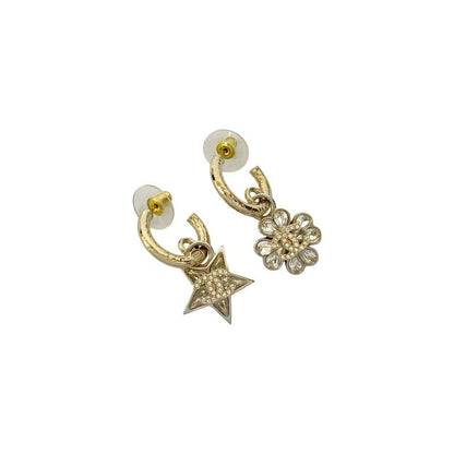 Chanel Coco Mark Star Flower Motif GP Rhinestone 23CS