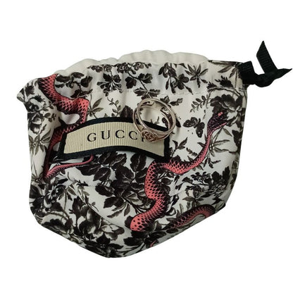 Gucci Rings Interlocking G Slim Open Band Ring 298036 Silver Ag925 Ladies