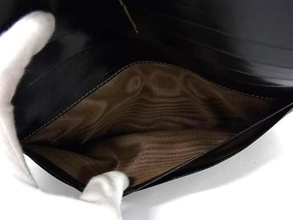 Fendi Bifold Wallet Zucca W Hook Long Wallet 2804 01339 Brownish And Black