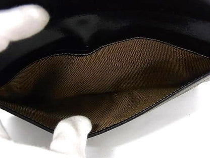 Fendi Bifold Wallet Zucca W Hook Long Wallet 2804 01339 Brownish And Black