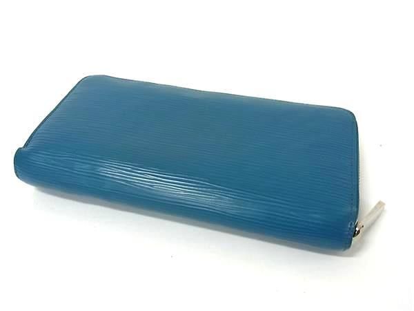 Louis Vuitton Long Wallet Epi Zippy Wallet M60311 Chien Leather Unisex Round