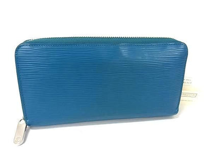 Louis Vuitton Long Wallet Epi Zippy Wallet M60311 Chien Leather Unisex Round