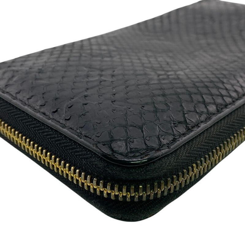 Louis Vuitton N91447 Round Zipper Zippy Wallet Long Black Unisex