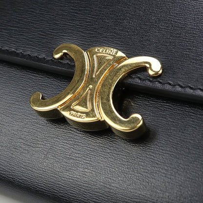 Celine Large Wallet Triomphe 10 E313 dpv.38 no Long Bifold Calf